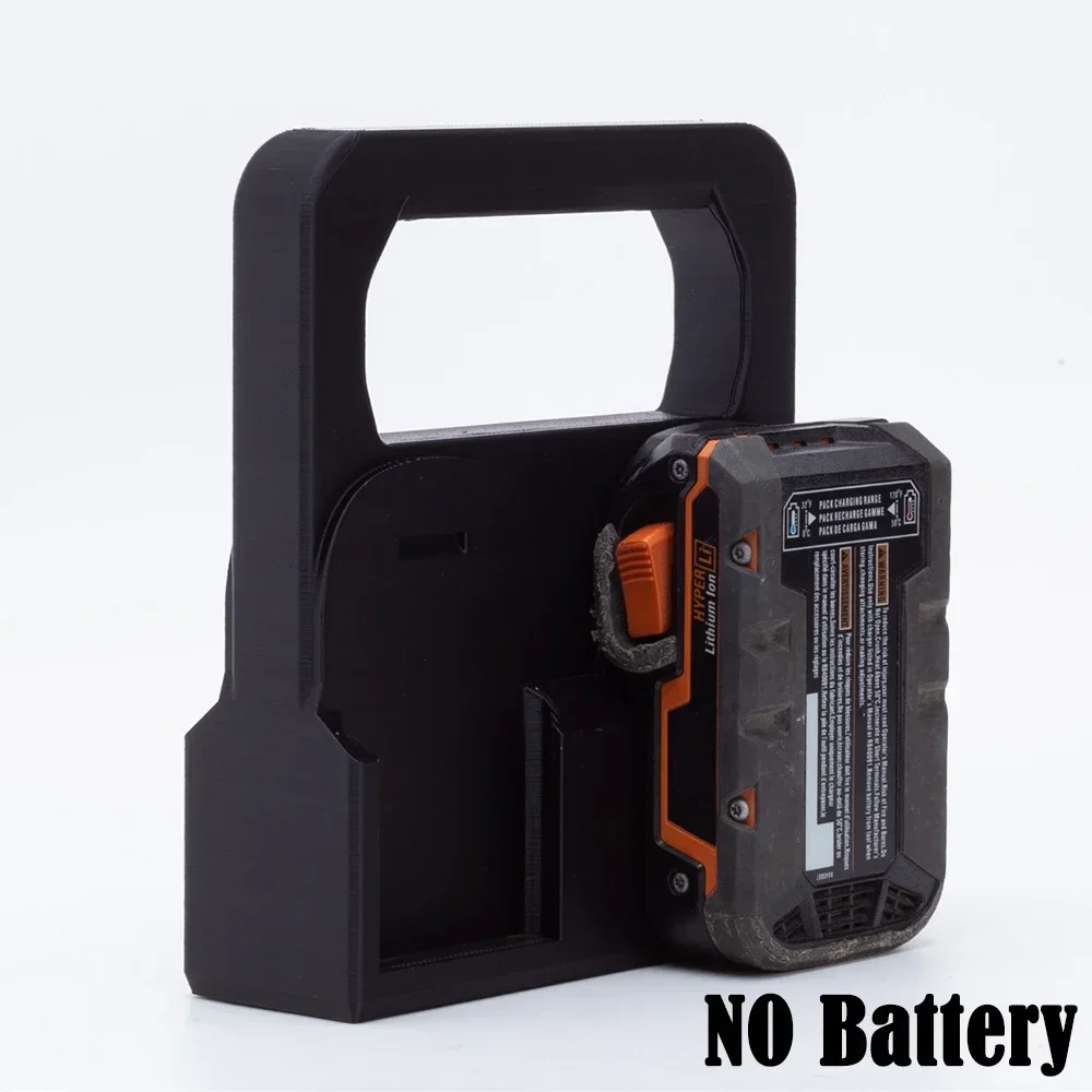 4x Battery Mount Holder Portable Storage Rack Basket Bracket Holder For Ridgid AEG 18V Battery (NO Batteries)