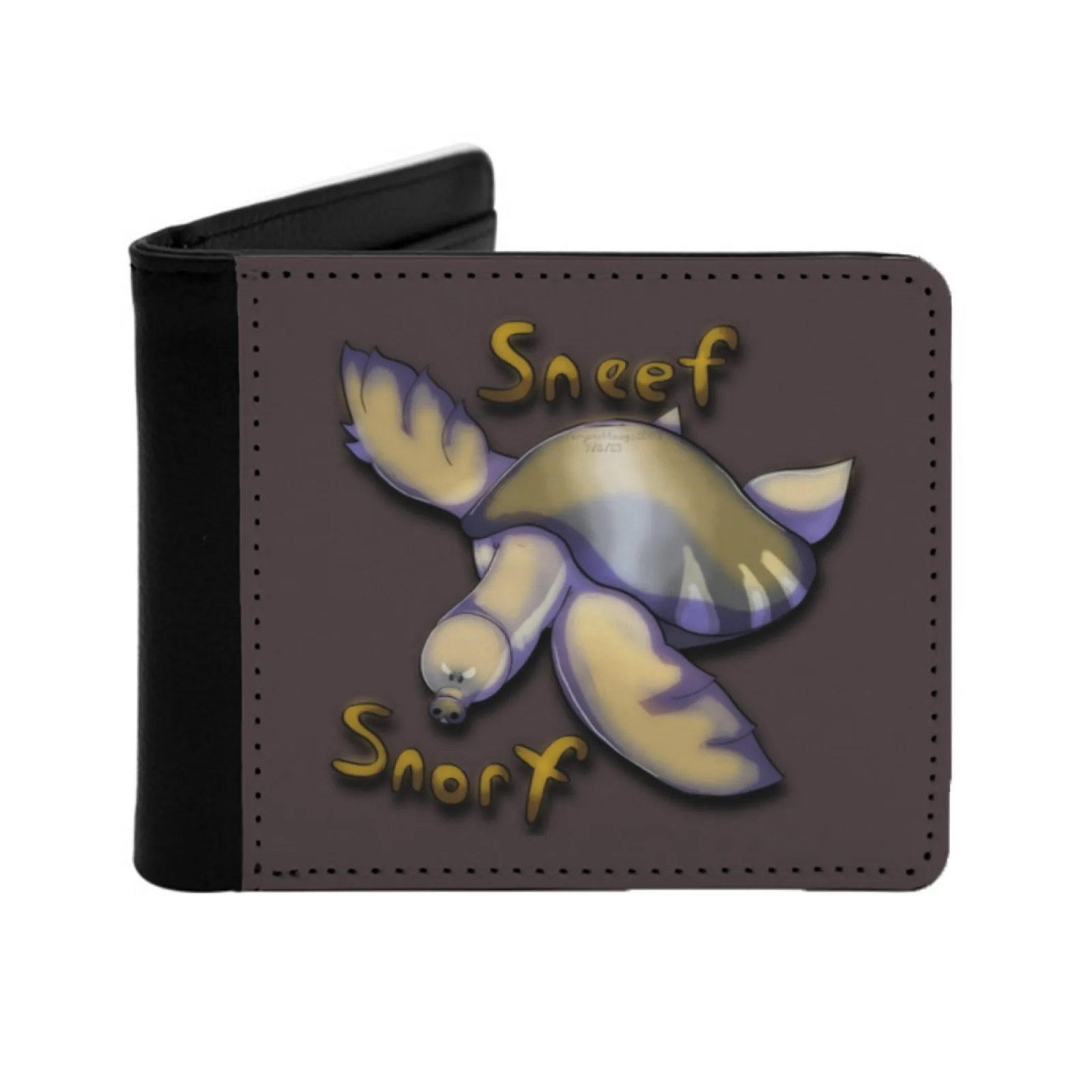 

Sniffer Мужчины Женщины Кошелек из искусственной кожи Держатель для кредитных карт Короткий кошелек Sneef Snorf Черепаха Свинья Нос Черепаха Sniff Sniffer