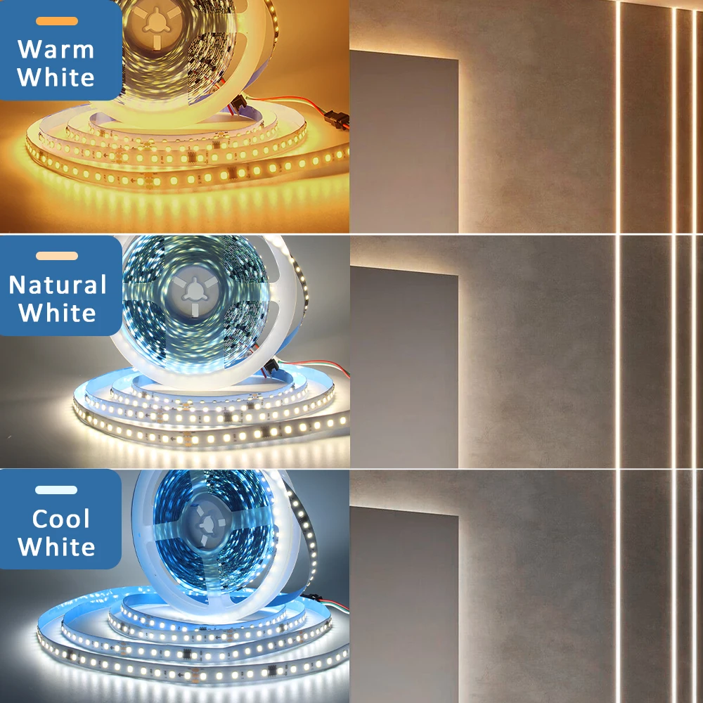 24V WS2811 Horse Race LED Strip Running Water Flowing Light 2835 10mm 120LEDs/m RF Touch Panel Controller for home decoration