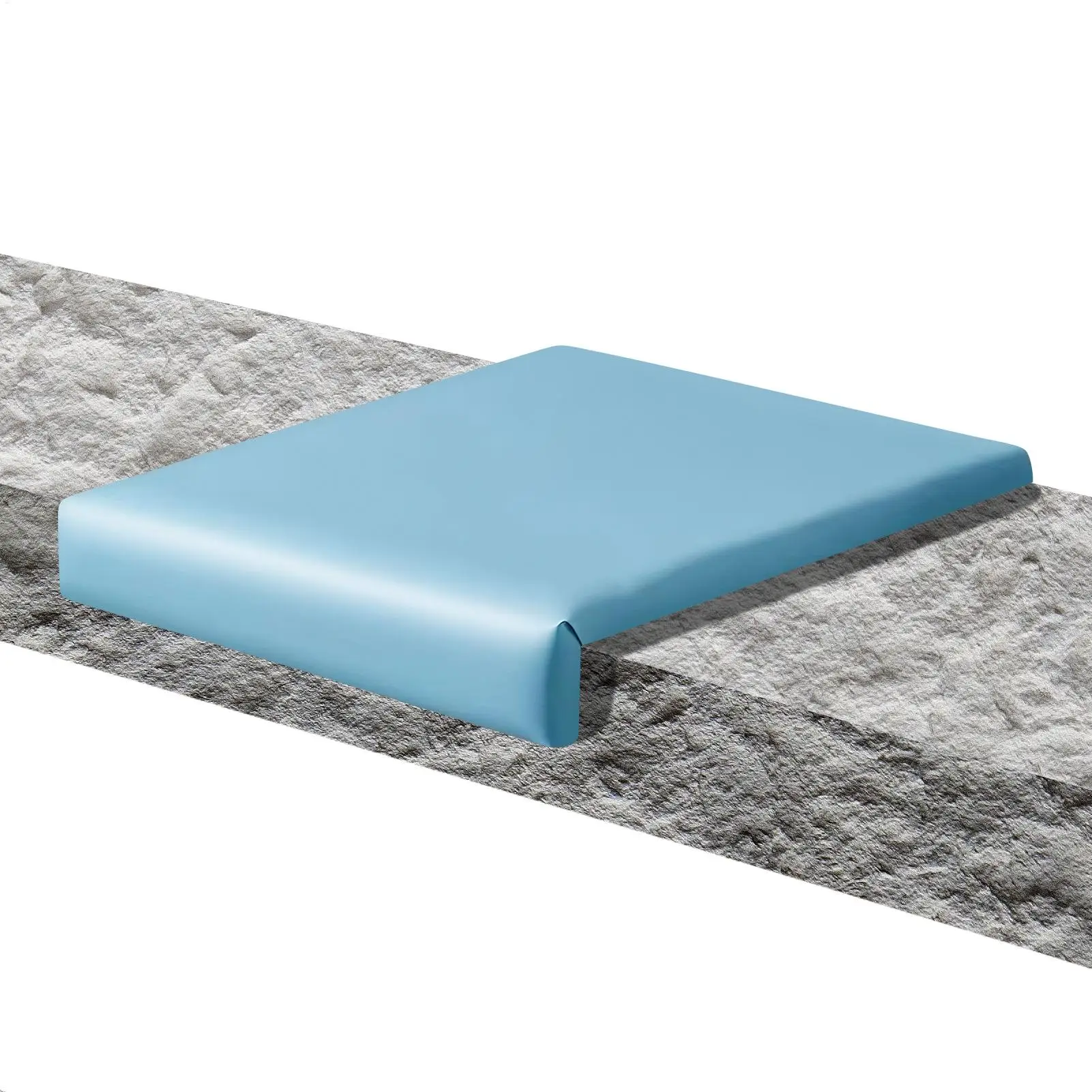 Poolside Seating Cushion Non-Slip L-Shaped Poolside Seat Non-Slip Pool Edge Chair for Backyard Patio Lawn Lakeside