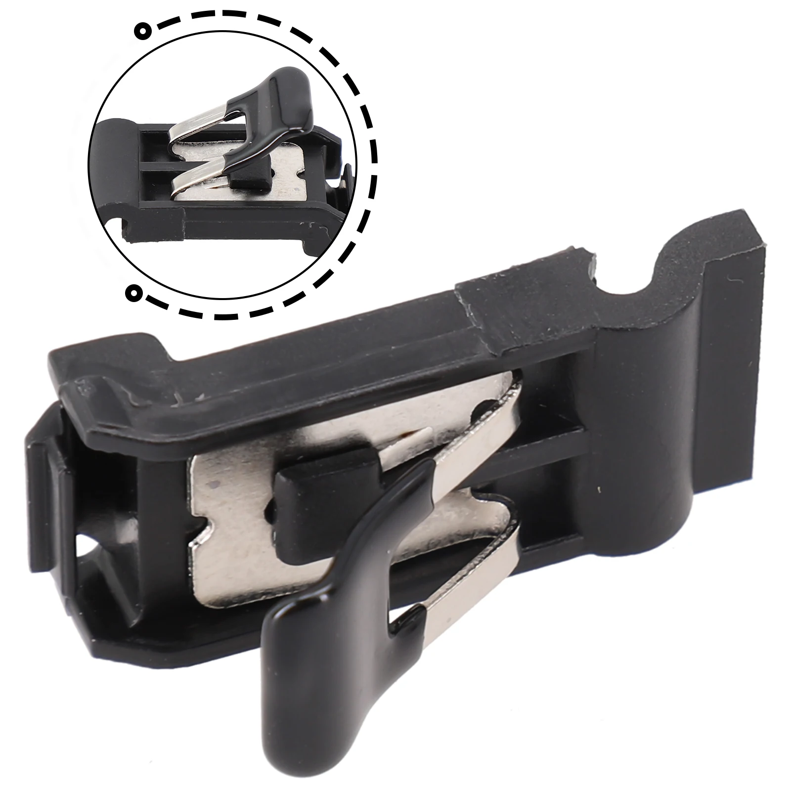 Door Hinge Spring Fuel Filer 77360-30070 Black Car Accessories Clip-On Door Cover Easy To Install High Quality