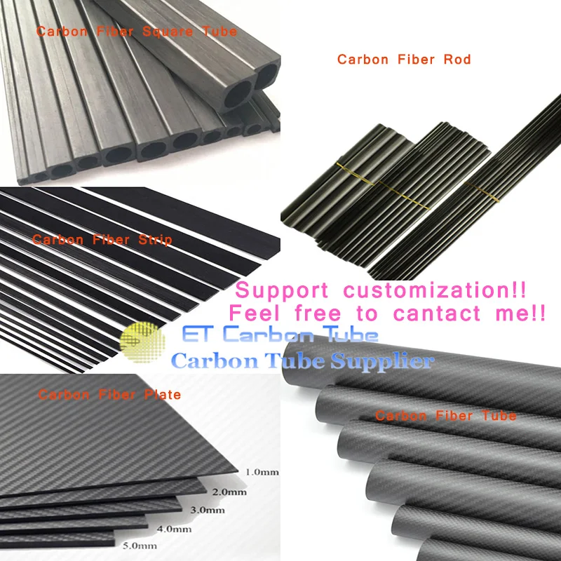 carbon fiber fishing pole tube 1pcs Threaded Tapered Tapered Carbon Fiber Rod, for Model Aircraft Rods, Climbing Sticks Etc (Size : 18x17-10x9x690mm) : Tools & Home Improvement stronger than expectations Carbon Fiber Pipe/Tube/Pole 6mm 8mm
