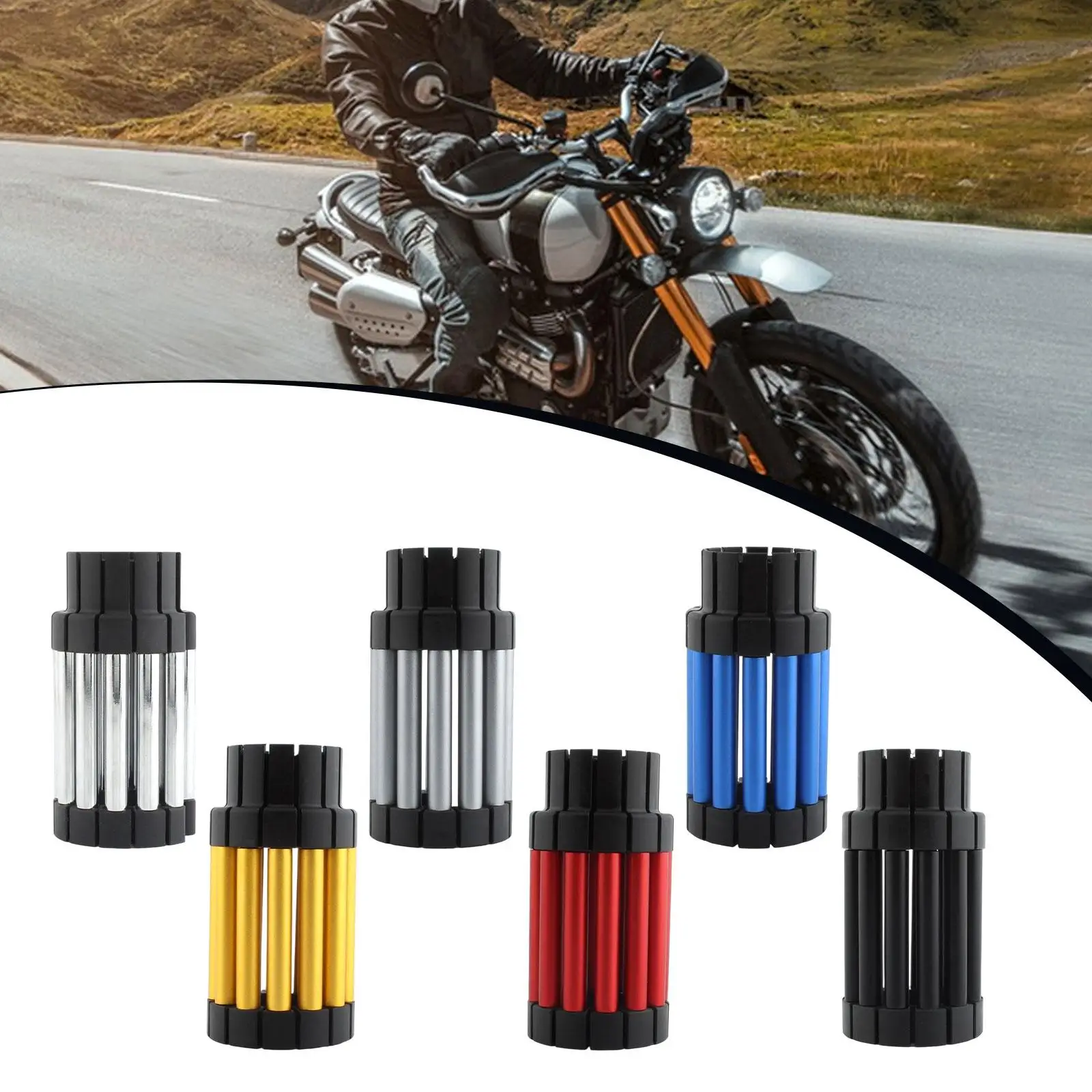 Motorcycle Fork Seal Driver Oil Seal Installation Maintenance Aluminum Alloy Nylon Sturdy Repairing Accessory Universal