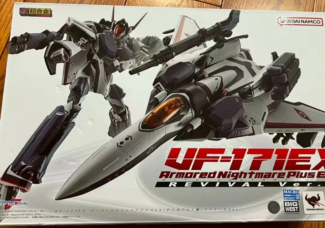 

【Original】BANDAI DX Chogokin VF-171EX Macross F Armored Nightmare Plus EX(Saotome Alto) Revival Ver. Mecha-Complete Action Toy