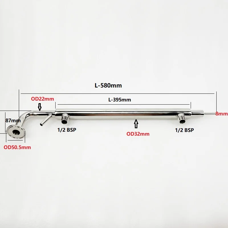 Distiller Moonshine Condenser With 1/2