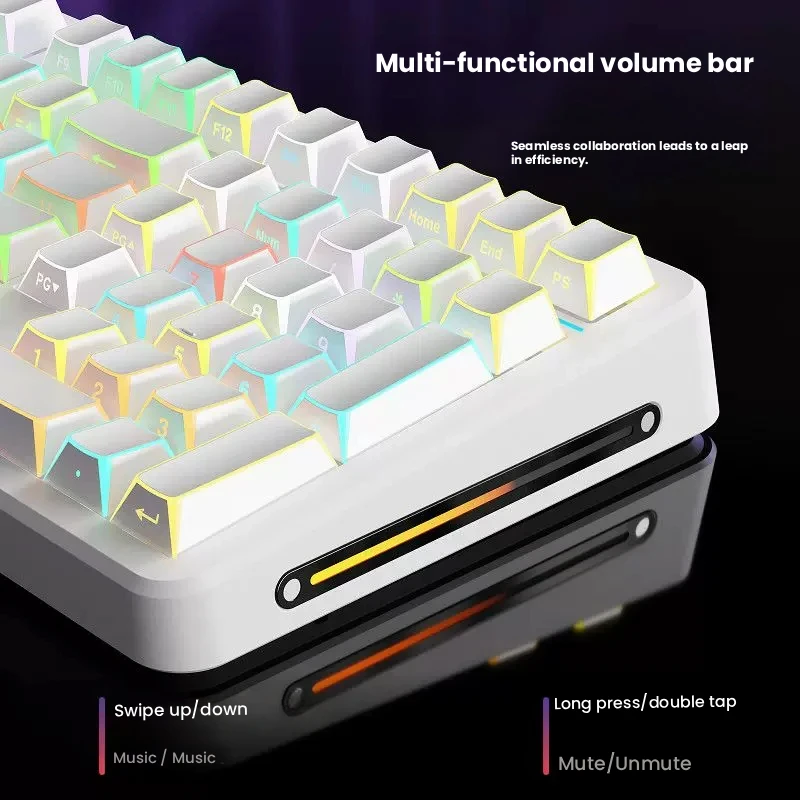 EWEADN Custom Mechanical Keyboard Wireless Gaming Dedicated Dual 8K Bluetooth Tri-mode Computer Office