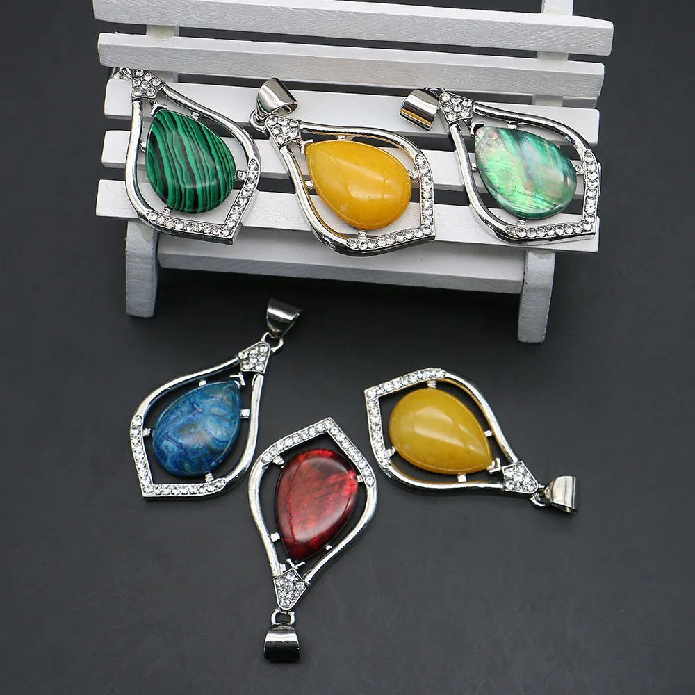 colgante-creativo-de-malaquita-natural-y-concha-de-abulon-pulida-en-forma-de-lagrima-hueco-con-un-solo-orificio-accesorios-de-joyeria-para-collares-diy