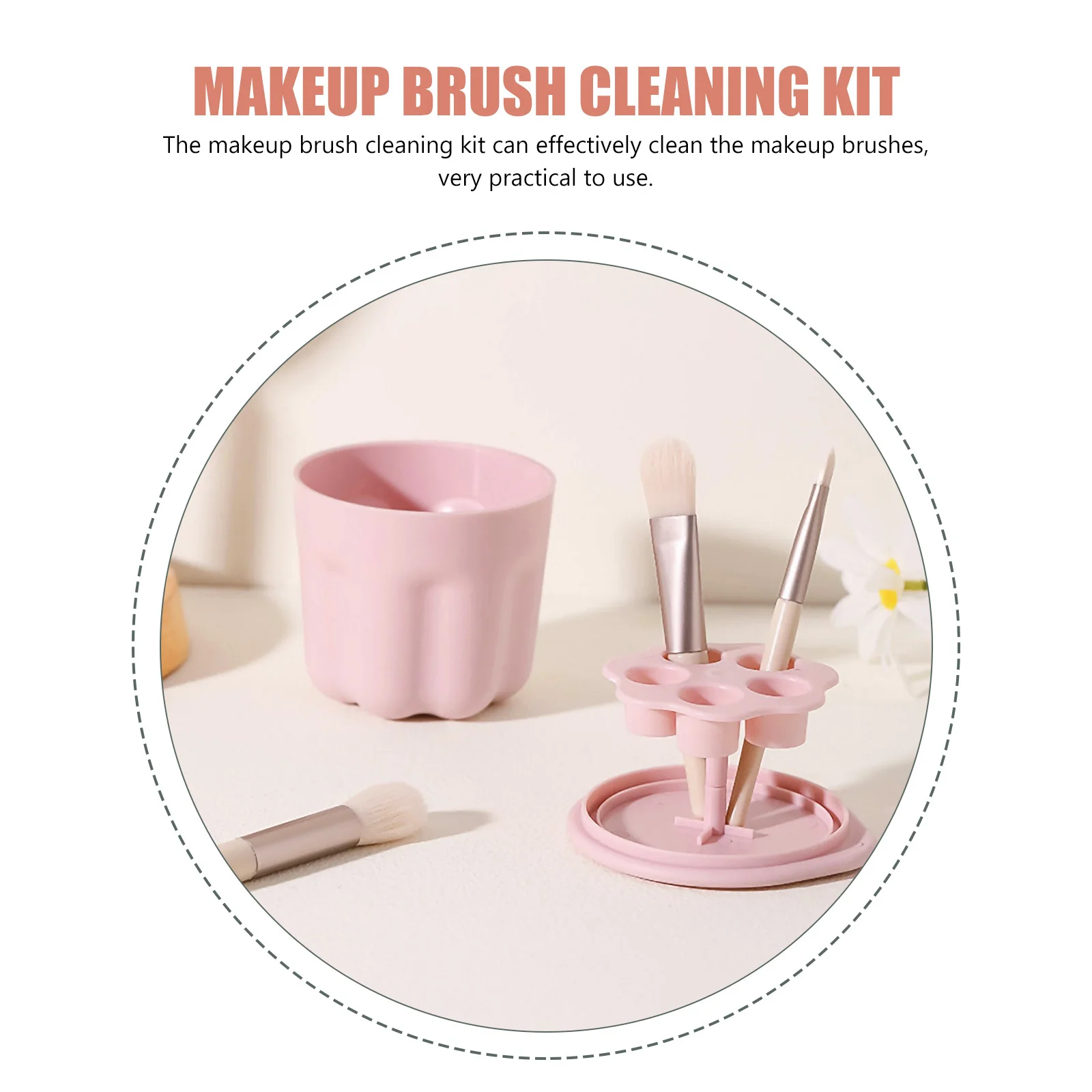 Bol de nettoyage de brosse de maquillage, 1 ensemble, tampon de rinçage réutilisable, outil de maquillage pratique, Kit de nettoyage pour fard à paupières, bouffée de poudre, beauté