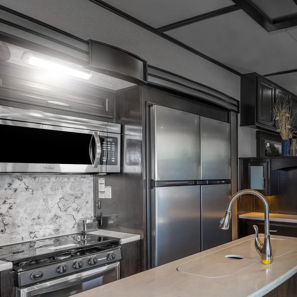 Touch RV LED Bar Lights, Car Interior Led Light Bar Cabinet Light 17 Inch 12V With Touch On/Off For RV Van Truck Boat Caravan