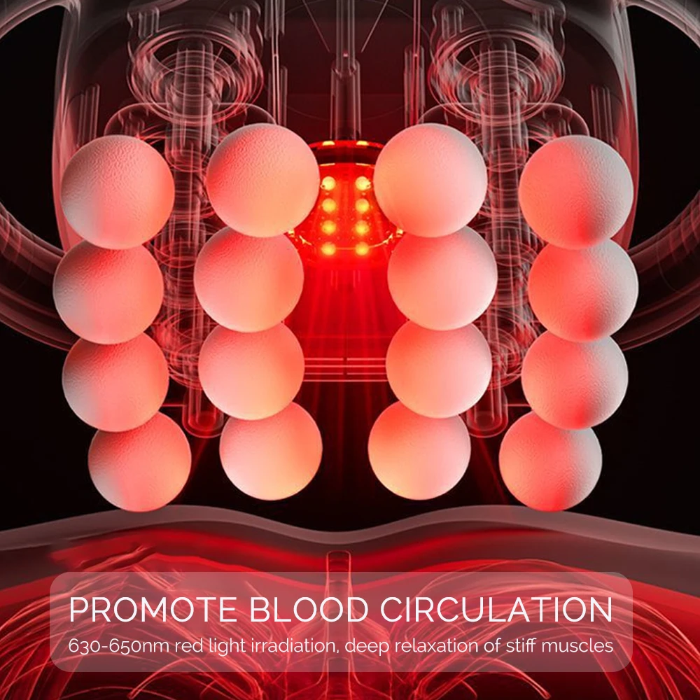16-رئيس اللفافة بندقية عالية التردد الاهتزاز آلة تدليك الجسم مدلك العضلات