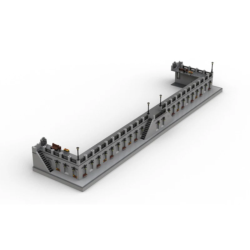 Modelo de construcción de ciudad Moc, ladrillos de construcción Modular, modelo de pasillo de París, tecnología, bloques Modulares, regalos, juguetes de Navidad, montaje DIY