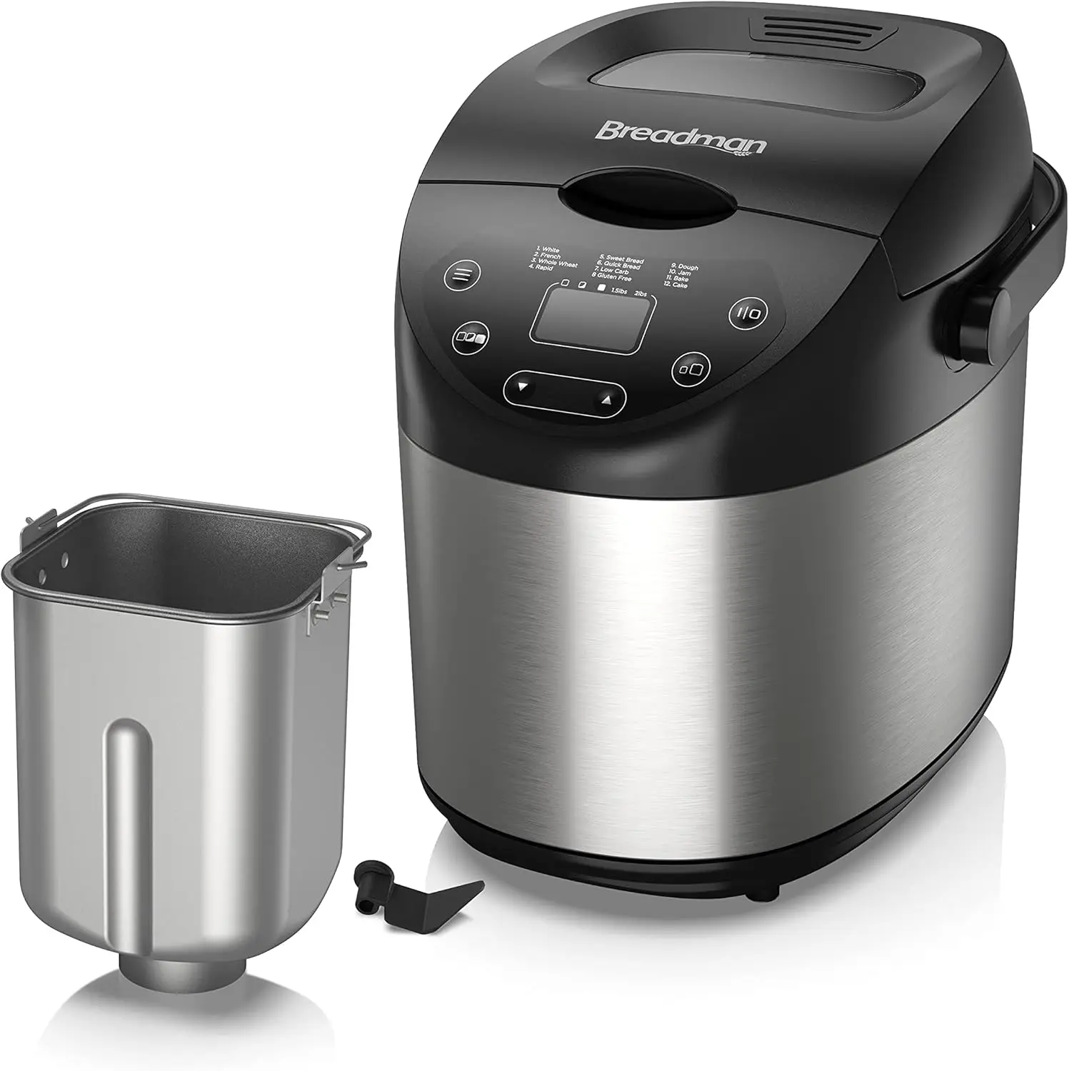 2-Pound Bread Maker, Stainless Steel