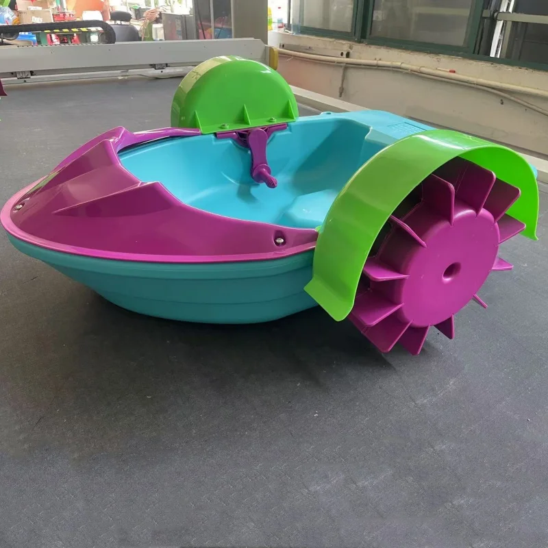 

Children's water hand-cranked boats outdoor park equipment inflatable water pools swimming pools parent-child electric boats