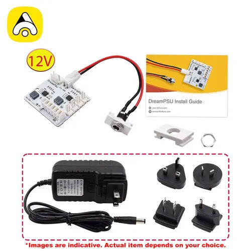 Imagen 1 del producto Placa de alimentación Rev 2,0 DreamPSU de 12V para consola de juegos SEGA Dreamcast, repuesto de fuente de alimentación para DC