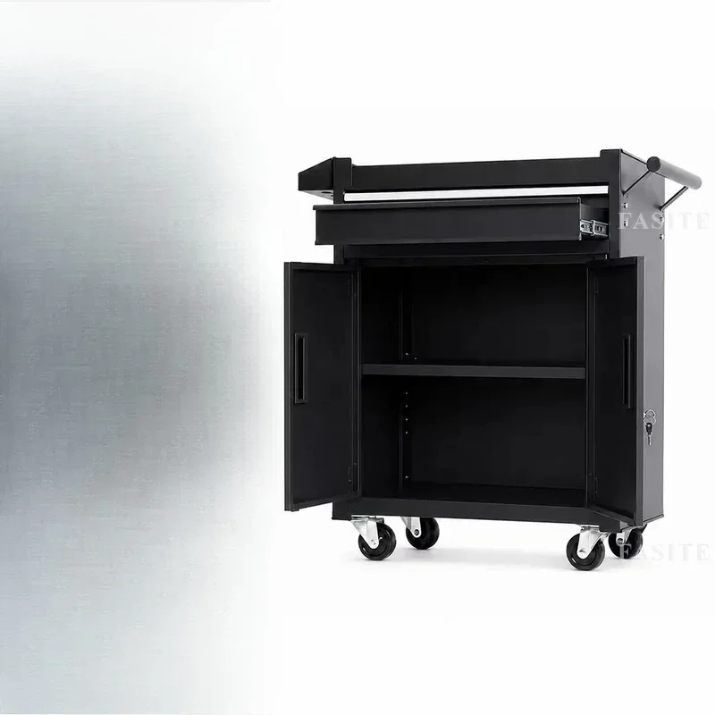 For Car Repair Garage Lockable Steel Rolling Tool Box Drawer Type Intelligent Storage Daily Tools Heavy Duty Durable