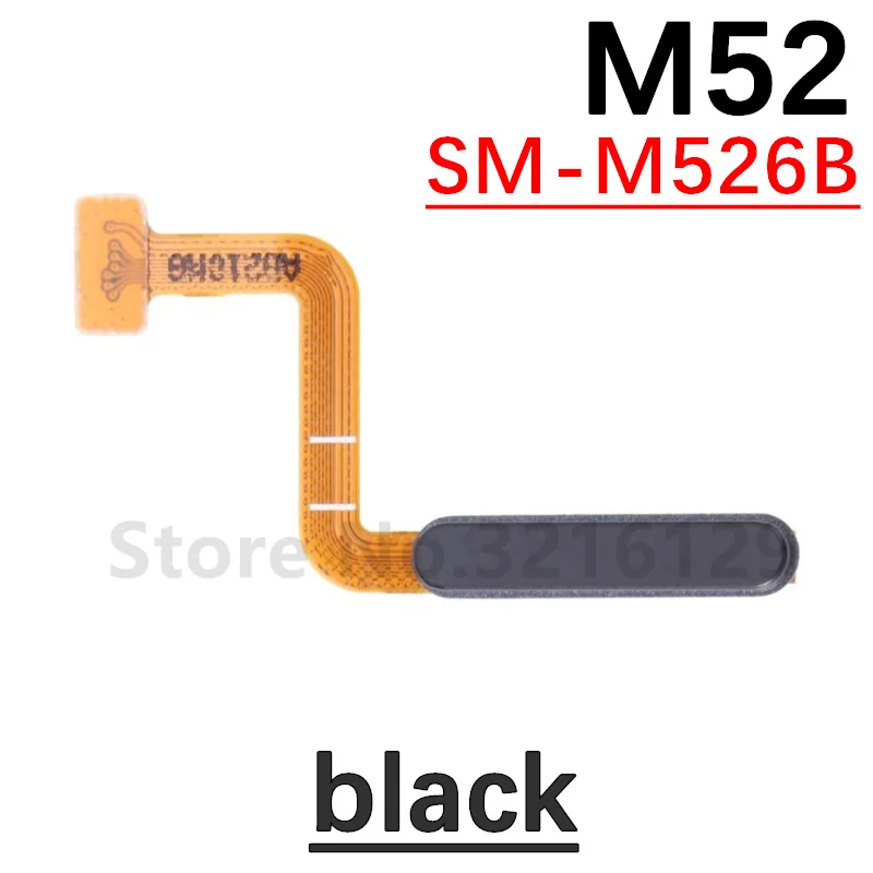 Power Home Button Menu Return Key Fingerprint Touch ID Recognition Sensor Flex Cable For Samsung M51 M52 M53 M54 M62 5G