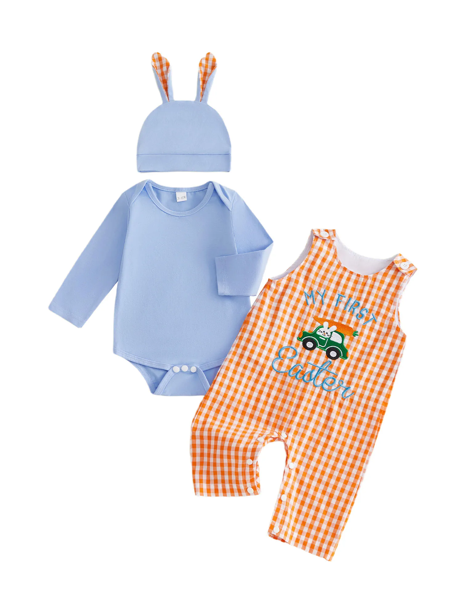 

Пасхальный наряд для маленьких мальчиков: комбинезон с короткими рукавами и вышивкой в виде кролика, шорты-комбинезон и галстук-бабочка, комплект для младенцев