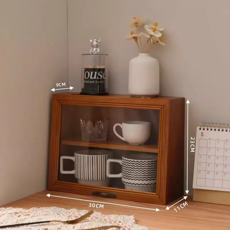 Household desktop cups, utensils, miscellaneous items, organizing small cabinets 2