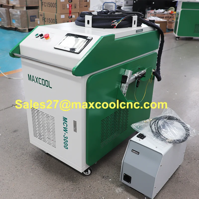 

Maxcool 1kw 1.5kw 2kw Fiber Rust Laser Cleaning Machine 1000w Metal Rust Remove Paint Wood Cleaner Price