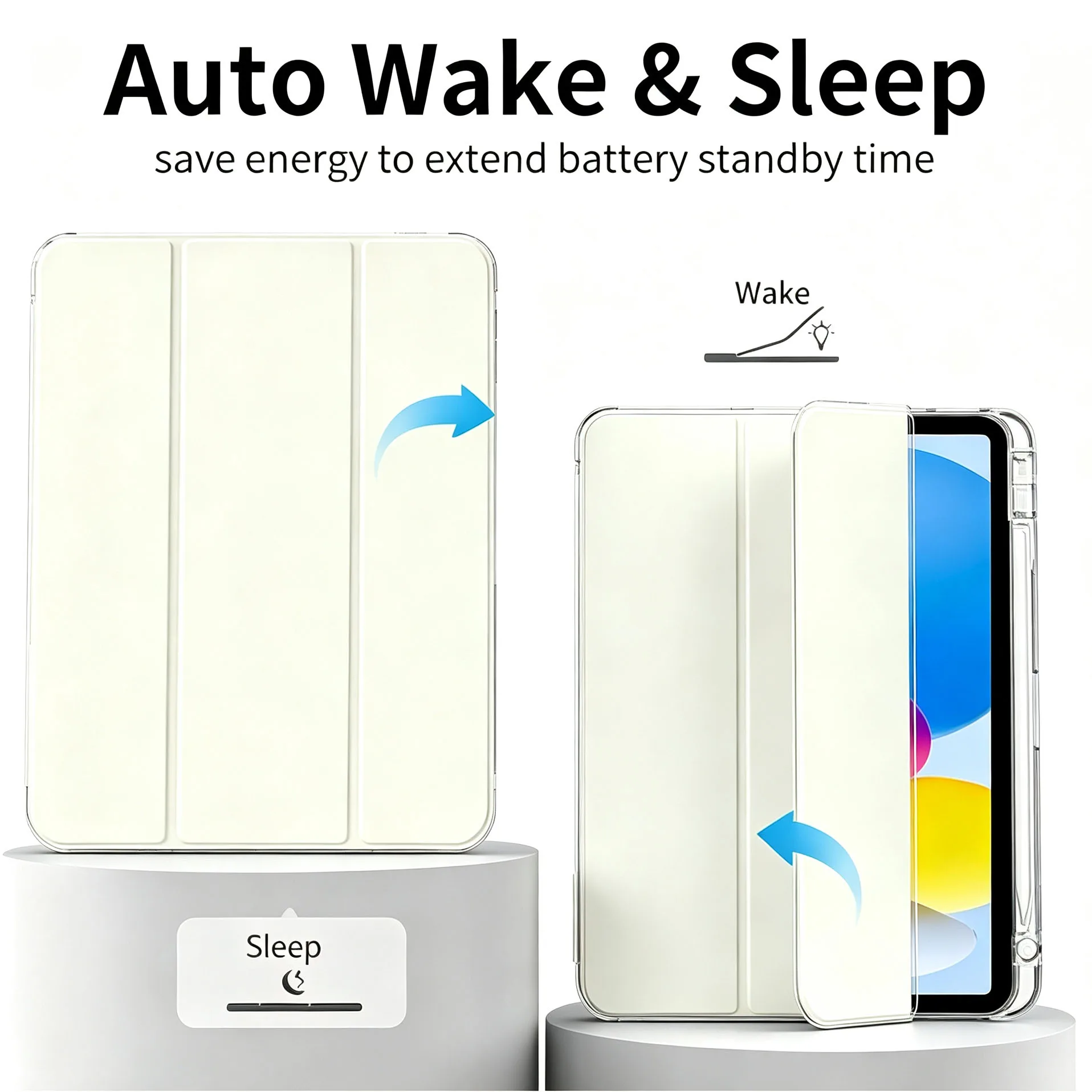 For 2025 iPad Air 11 Case iPad 10th Generation 11th A16 9th Mini6 7 13in iPad Pro11 4 5 10.9in 12.9 M2 M3 M4 M5 Holder Case