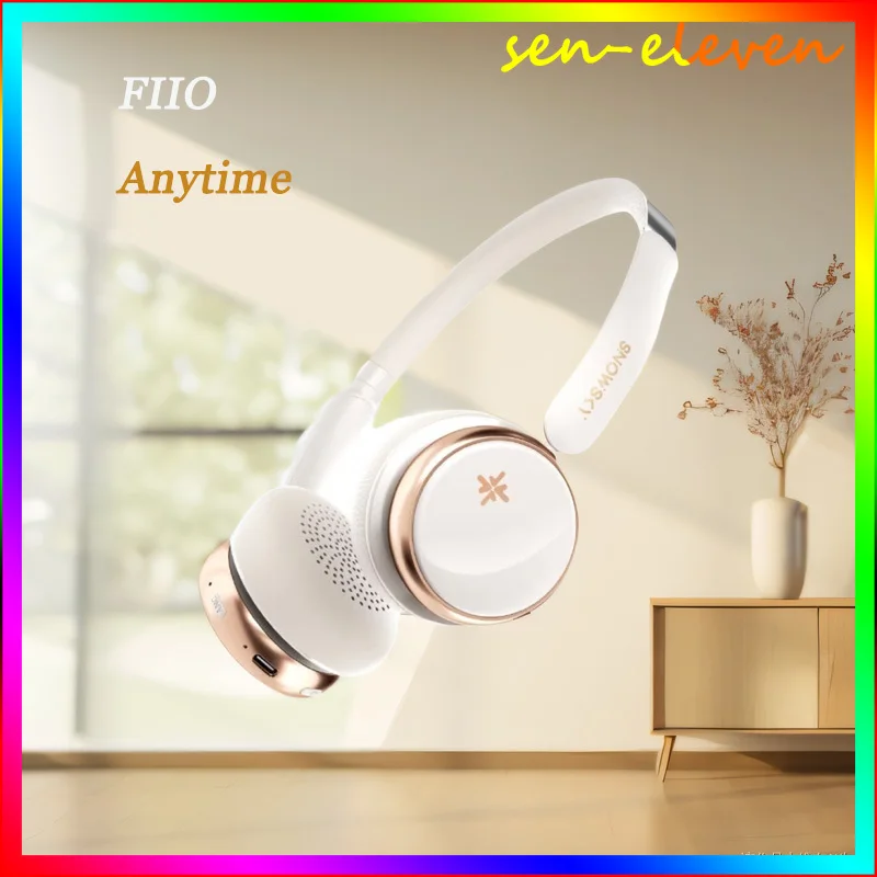 

FiiO ANYTIME Bluetooth 5.4 Wireless Headphone Noise Cancelling Bluetooth Earphones Hi-Res Wireless Over-Ear Headphones