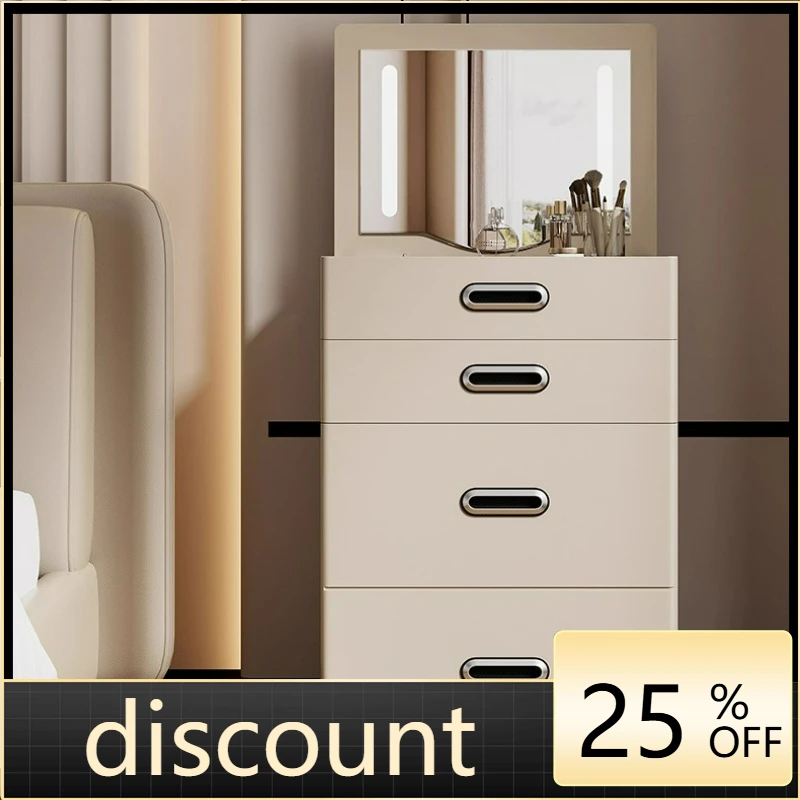 LTT Modern Simple Bedroom Multifunctional Hidden Password Lock Storage Cosmetics Storage Cabinet