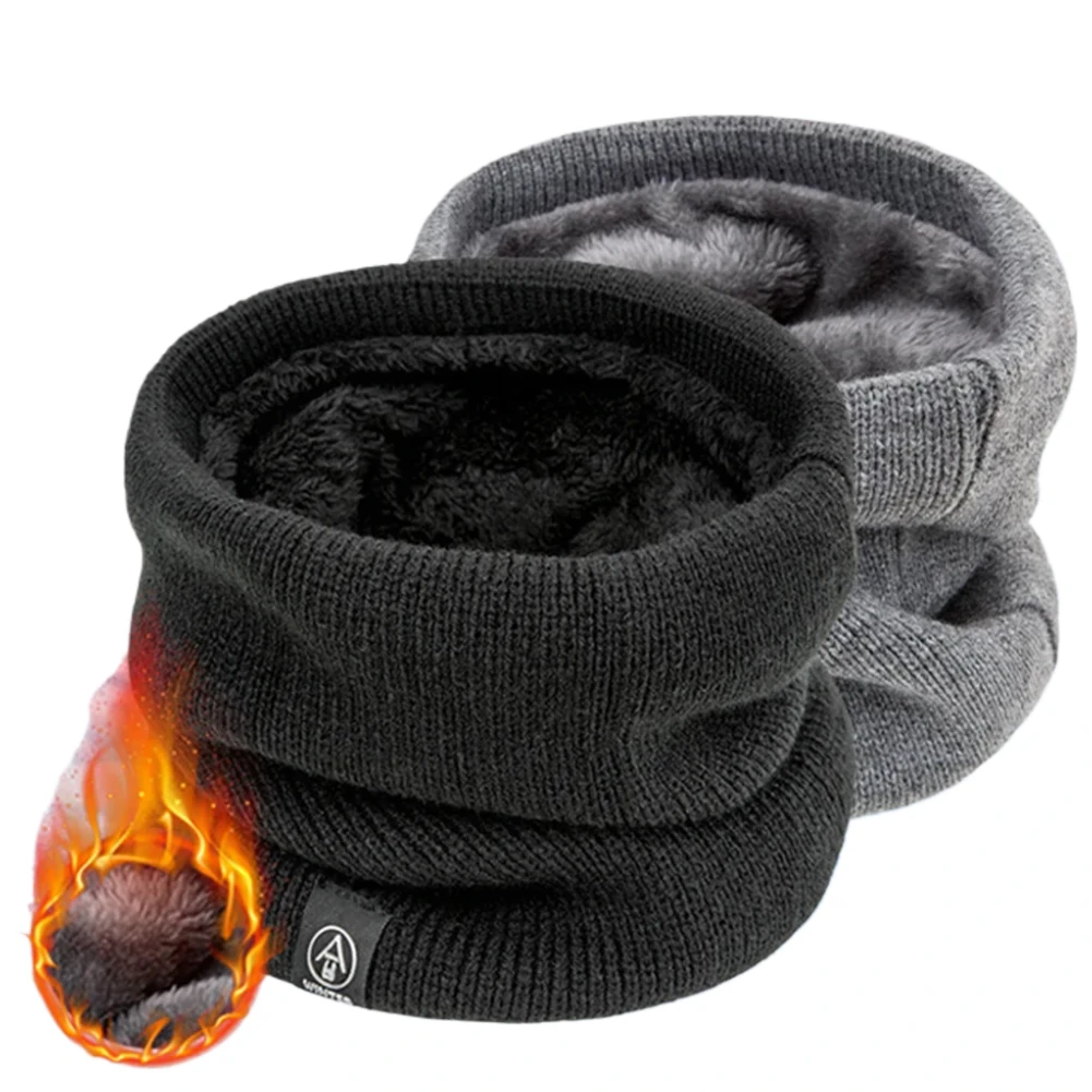 

Winter Neck Warmer Scarf Fleece Lined Windproof Gaiter Soft Thermal Insulation for Men Women Halloween Christmas Gift Accessory