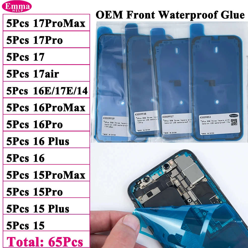 Electronics Repair Tape - Adhesivo Frontal Impermeable OEM para iPhone