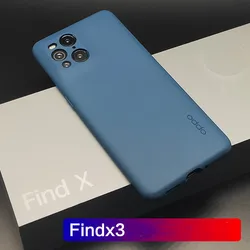 Original Phone Case For OPPO Find X3/X3 Pro Ultra-Thin Slim Square Soft Cover Luxury Shockproof Clear Funda
