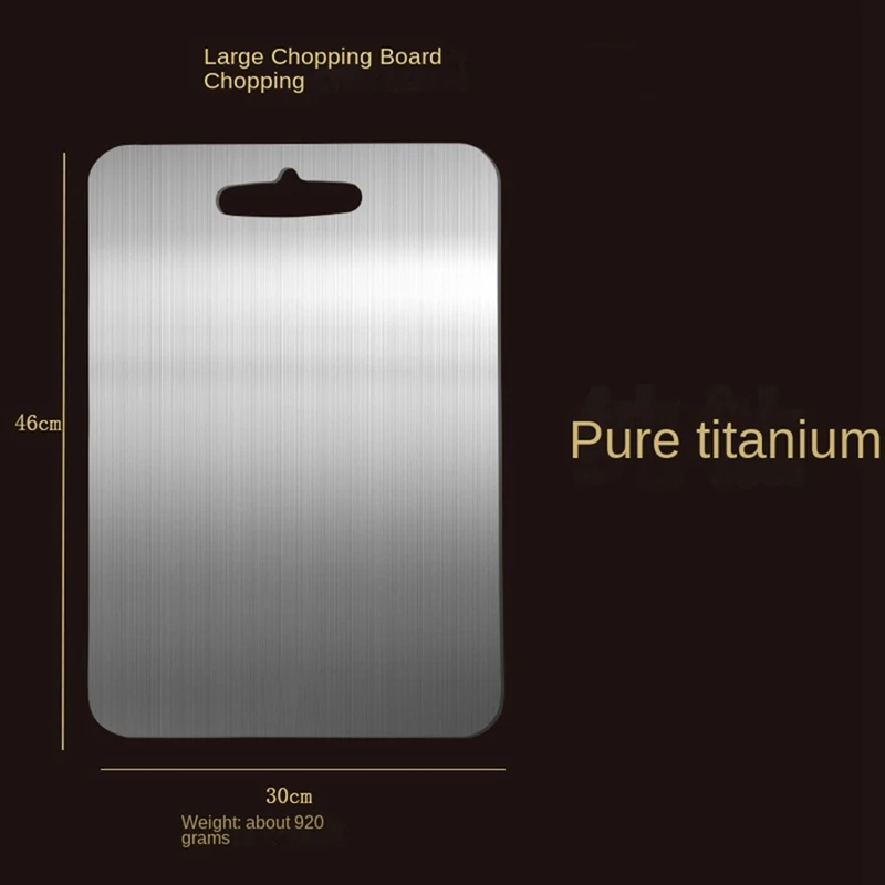 Titanium Alloy Cutting Board, Suitable For Home Kitchen Cooking, Outdoor Camping, Hiking And Backpacking.