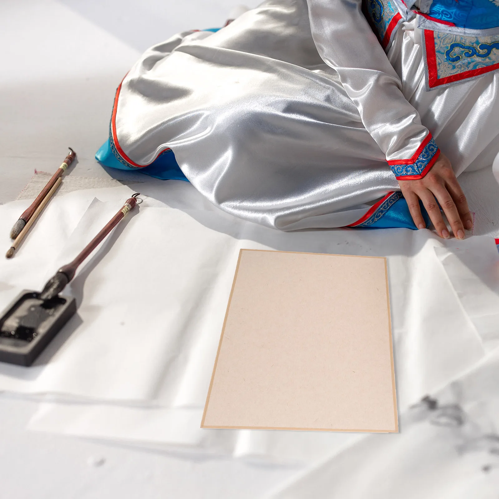 Calligraphy Chinese Art Paper Thickened Hard Card Mount For Painting Drawing Writing Retro Home Decor Multi-Function Rice