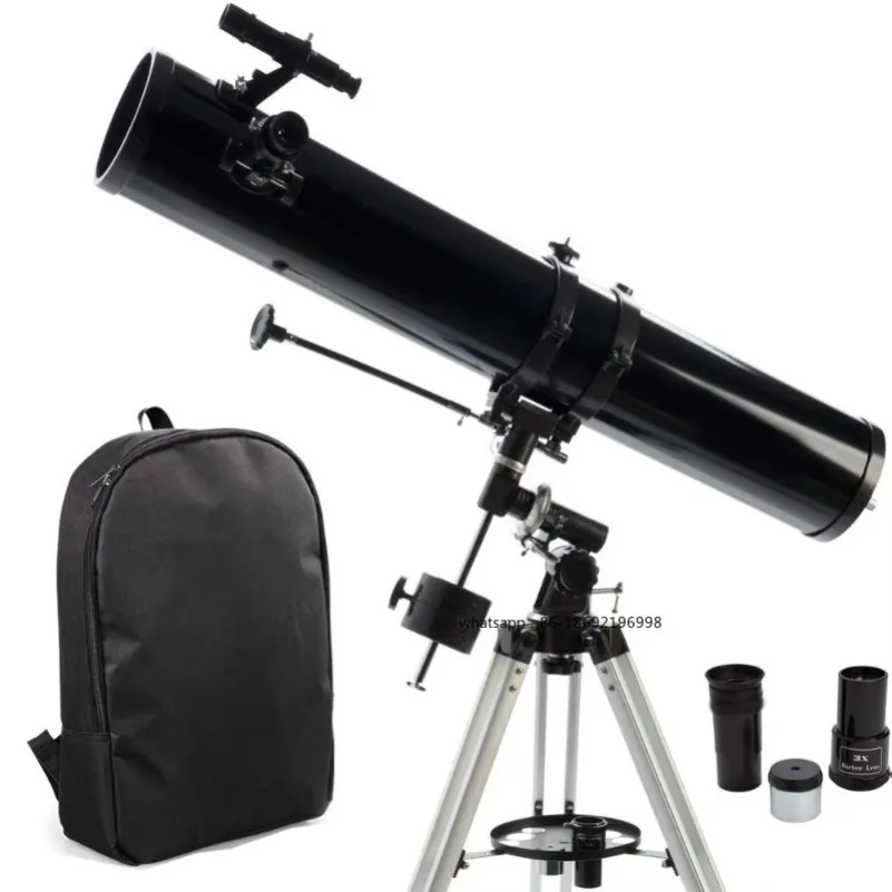 114EQ Professional Refractor Astronomical Telescope / Telescopio to View Moon and Plant