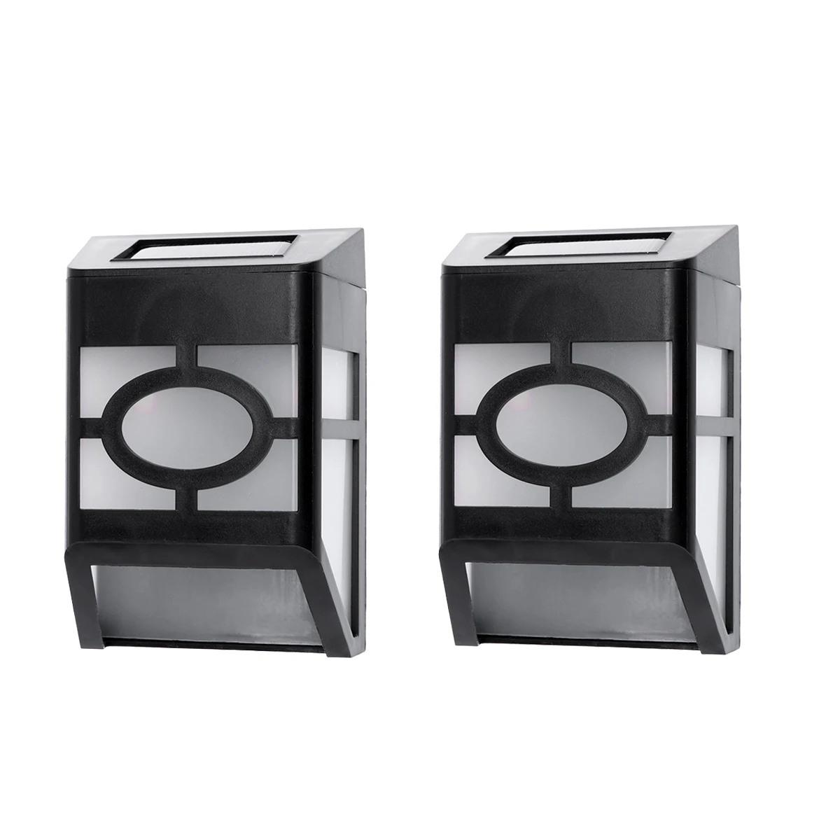 

4pcs Solar Wall Light Durable Outdoor Waterproof Led Lighting Tool For Yard Garden Warm Light Solar Powered Lamp Easy