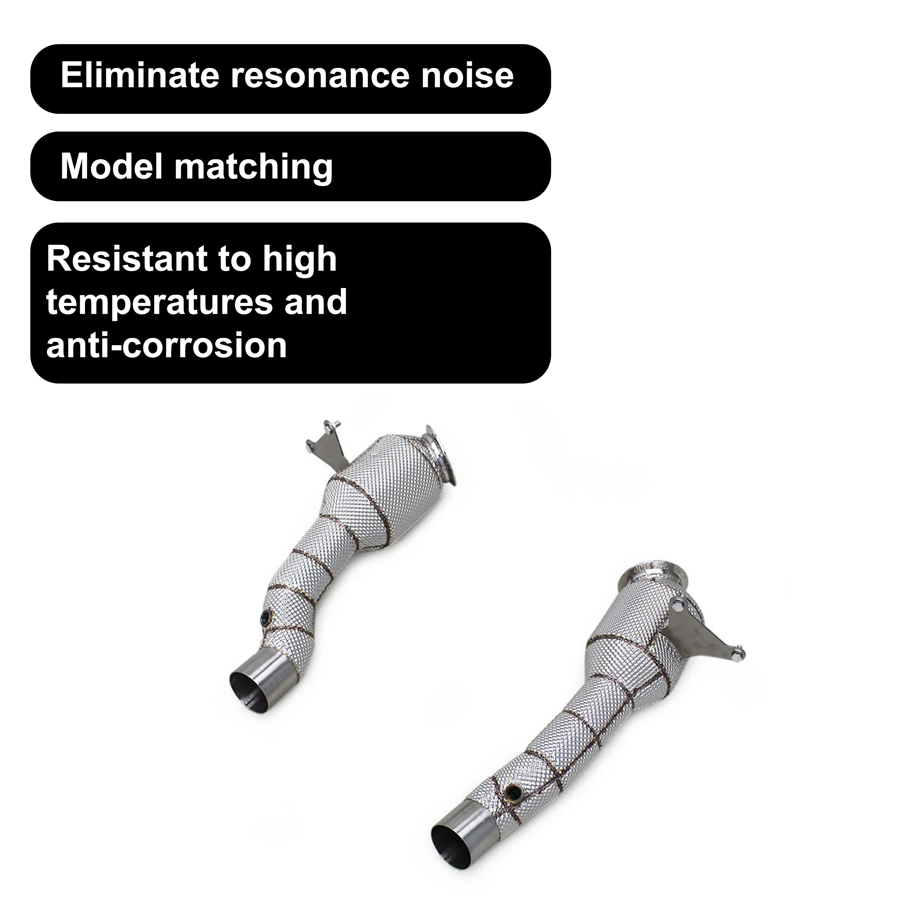 ACE Auspuff-Downpipe für Ferrari 458 Italia/Speciale/Spider 4.5L V8 Hochleistungs-Auspuffkrümmer mit Hitzeschild Auspuffanlage – Detail 6