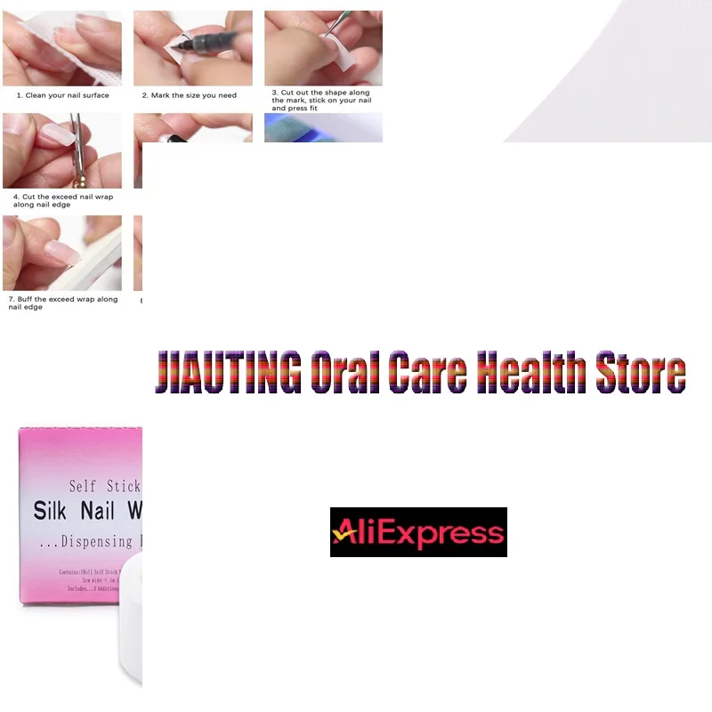 1 rouleau 1M réparation ongles soie UV Gel fibre de construction outils de manucure française formes d'ongles conseils d'extension autocollants adhésifs protéger les ongles