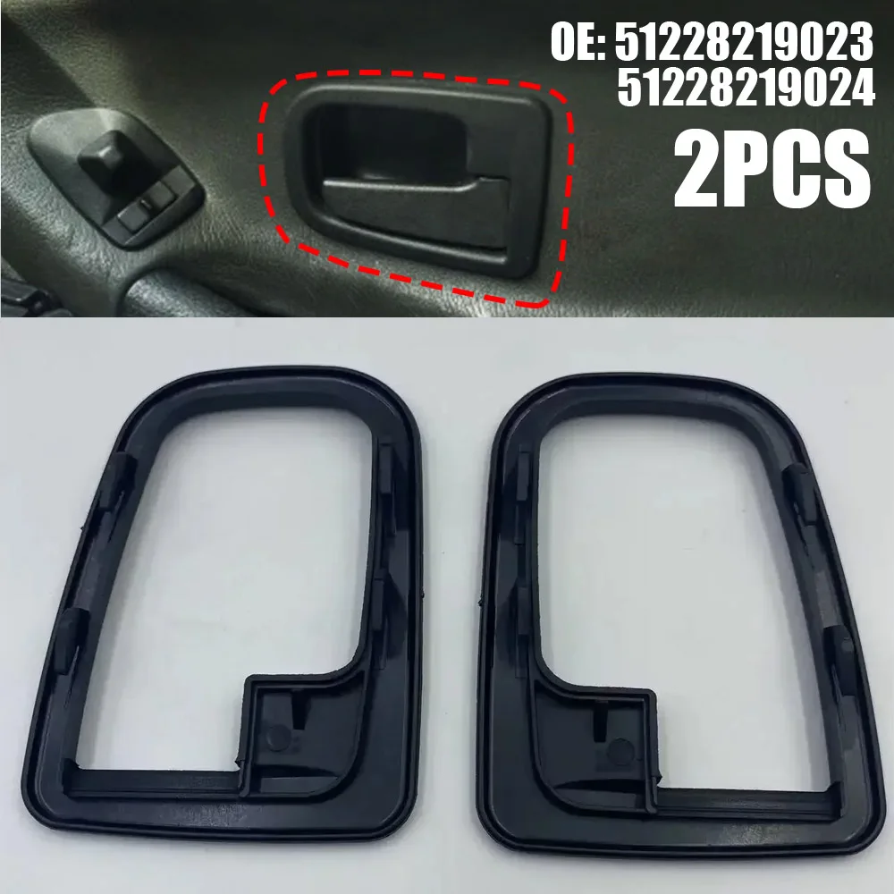 

Car Interior Door Handle Covers Trim Left Right Accessories 51228219024 Replacement Parts 51228219023 for BMW E36 92-99 Z3 96-02