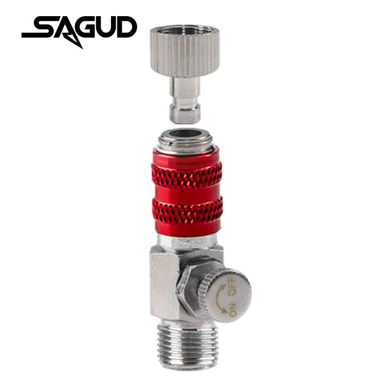 Airbrush Quick Disconnect Accessories 1/8 Quick Realse Fitting Adapter with 4 Extra Quick Connector Hose Air Brush Parts