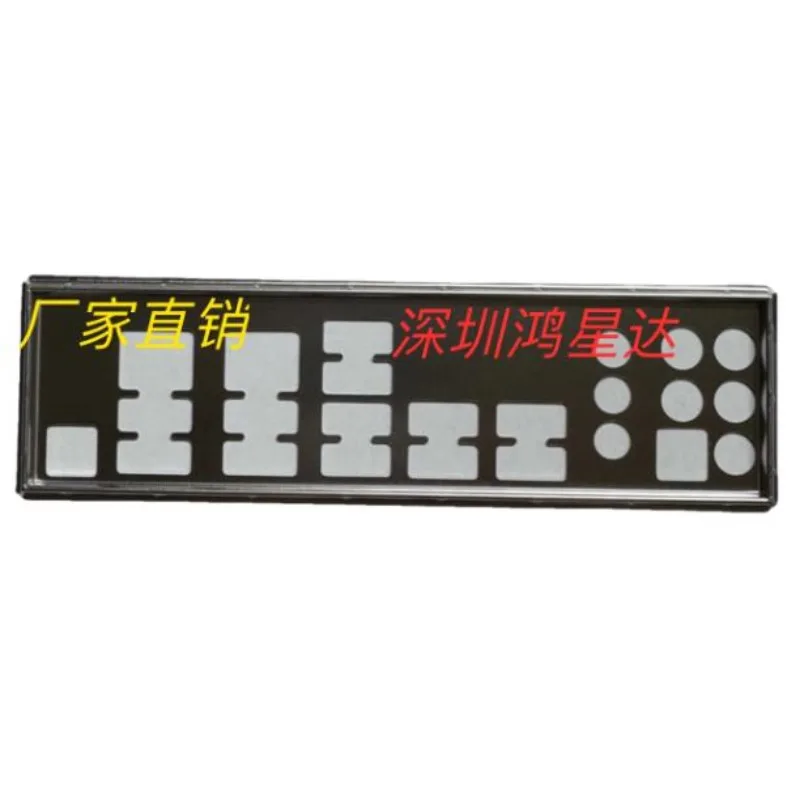 I/O IO Shield Blank Baffle for ASUS X99-DELUXE Motherboard Bezel Blocking Plate BackPlate Silver