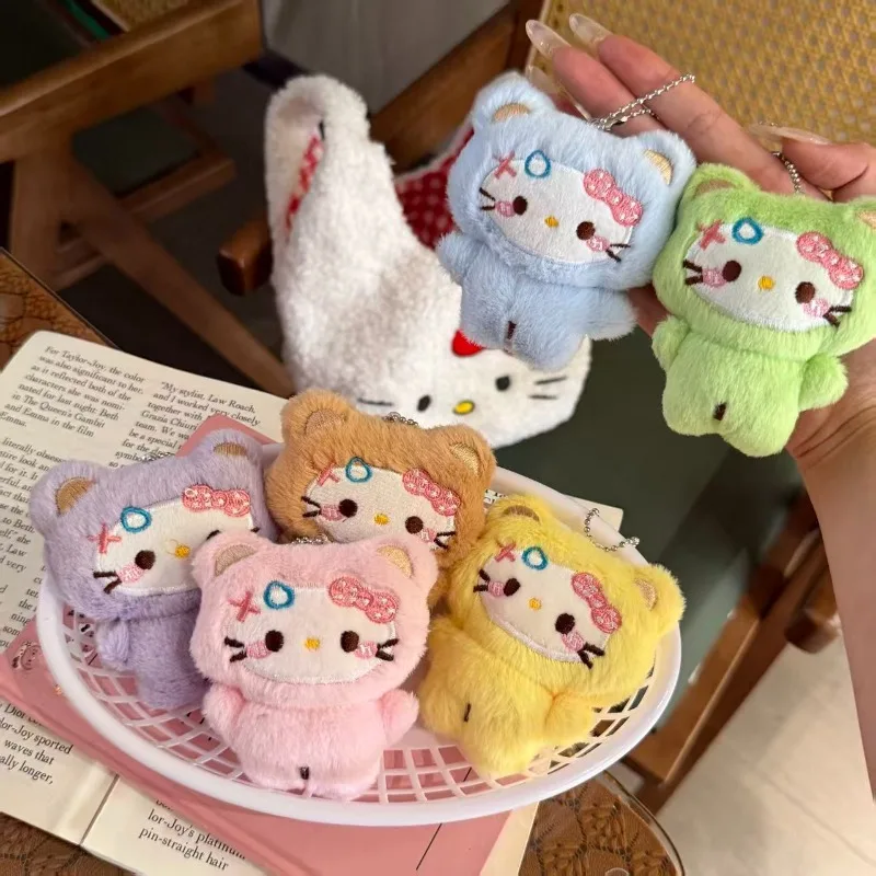 Cute Plush Doll, Decoration, Key Chain Pendant, Key Chain Backpack Hanging Accessories, Suitable for Girls Bag Pendant Gift