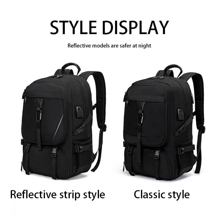 Travel Backpack Men Waterproof Business Bag Expandable USB Shoulder Bag Large Capacity 80L Laptop Bag Mochila Рюкзак Мужской