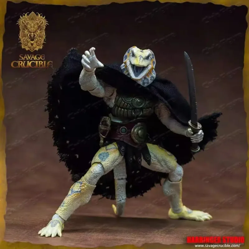 

In Stock Harbinger Studios 1/12 Savage Crucible Conan Albino Lizard Limited Edition 7" Action Figure Model Toy Gift