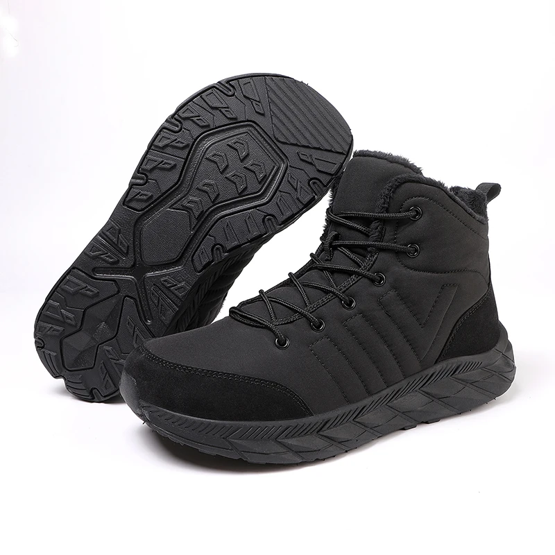 

Winter Keep Warm Snow Boots Men Women Waterproof Hiking Shoes Outodor Cotton-padded Shoes Light Comfy Trekking Shoes Size 36-47