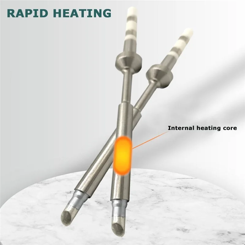 HHO-5PCS Soldering Iron Tips,TS100 Series Rapid Heating Replacement Tip For Pinecil TS100 TS101 Soldering Iron