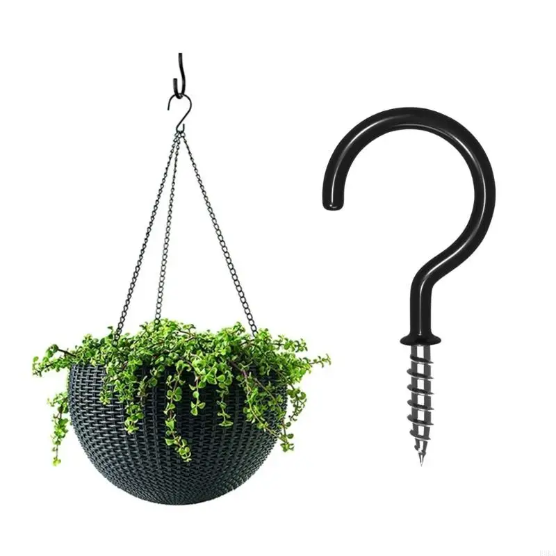   Ceiling Hook For Securely Hanging Heavy Flower Baskets Lights And Decorations