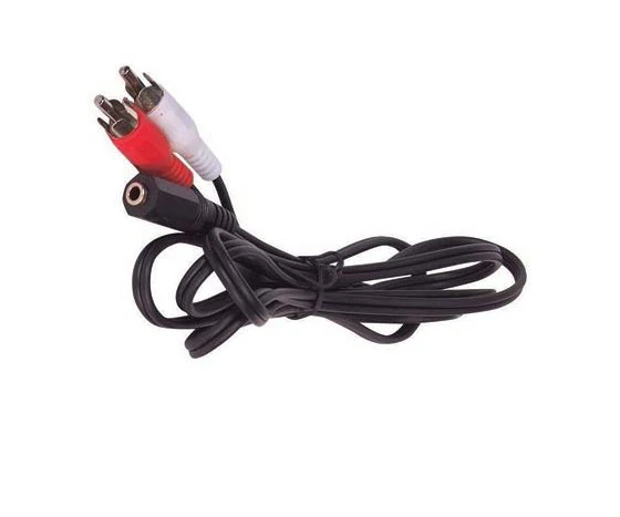 3.5 MM ST FEMALE/2 RCA MALE 1.5 METERS CABLE