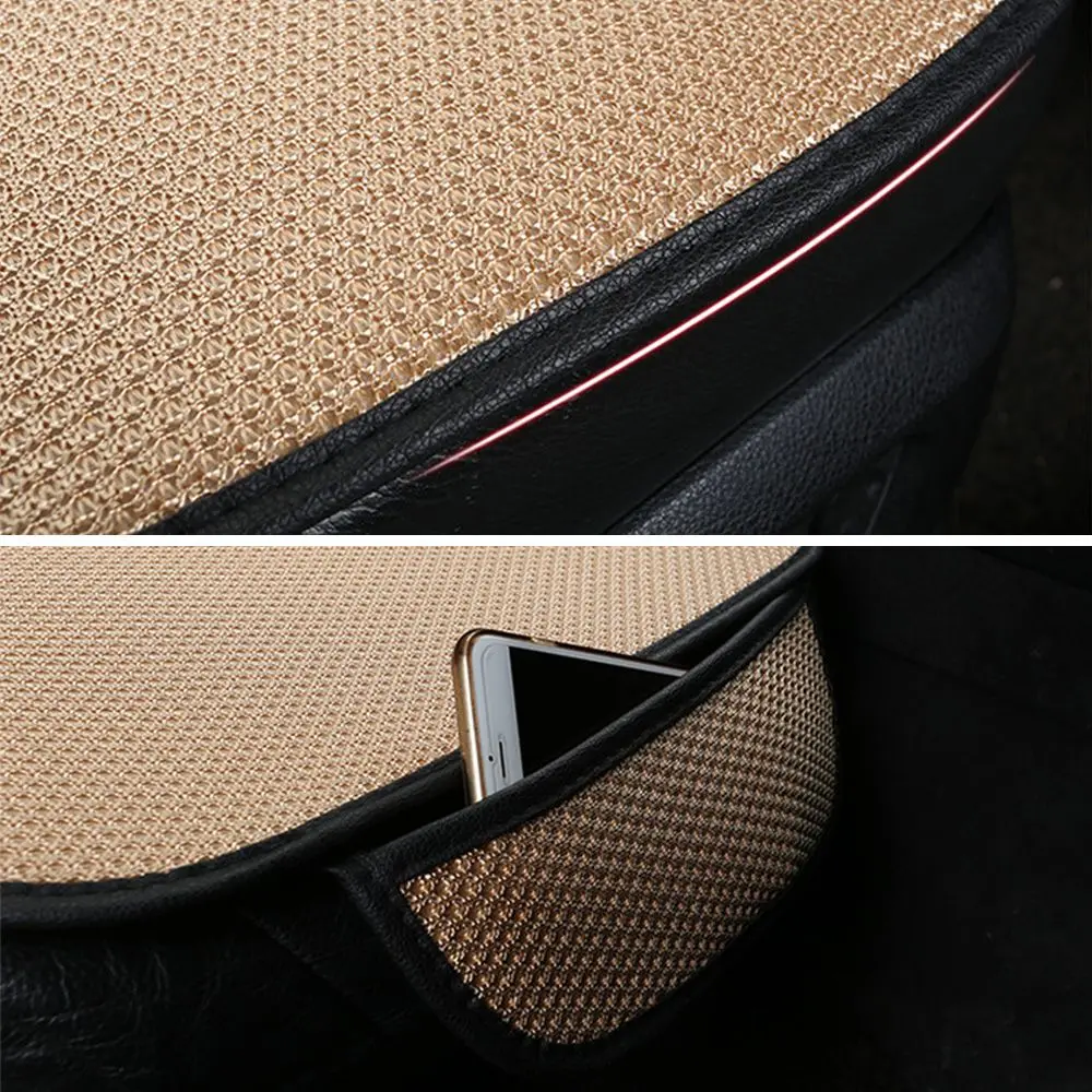 

Коврик из ледяного шелка для автокресла, подушка, переднее сиденье, автомобильные коврики, пассажирское сиденье