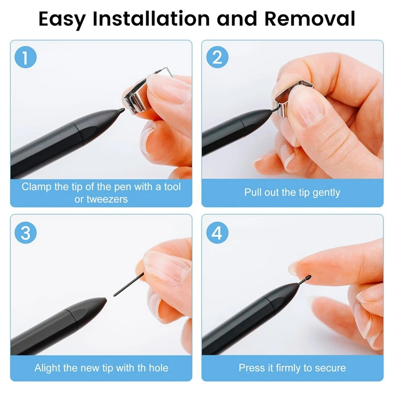 40Pcs Pen Tips/Nibs For Remarkable 2 Stylus Marker Plus Pen Nibs With Tool Replacement Soft Nibs/Tips