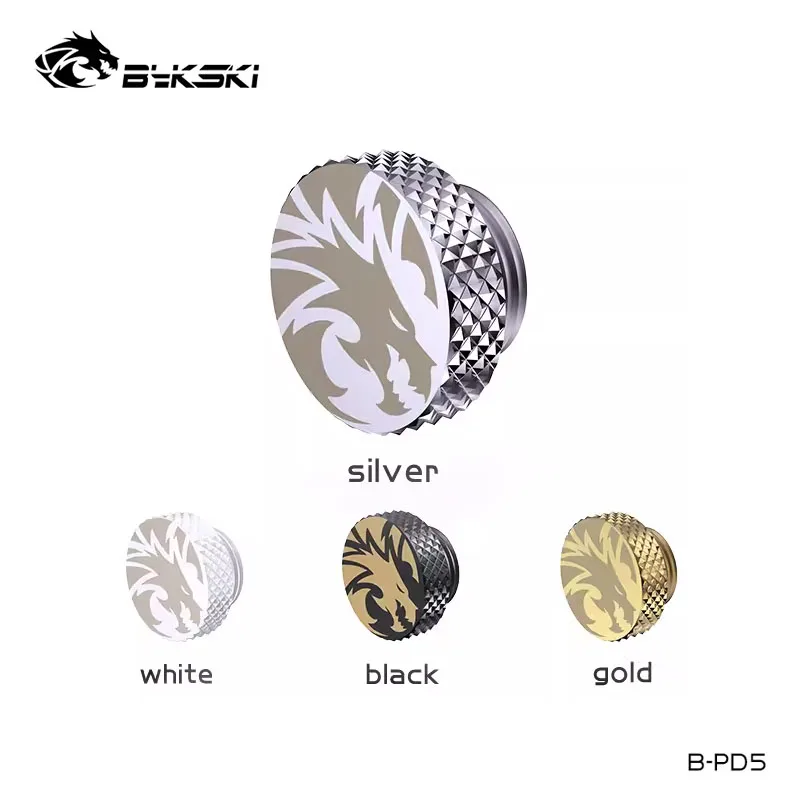 

Bykski водяное охлаждение, запечатывающий замок, Соединительный штекер для компьютерной петли, черный, серебристый, золотой, белый, G1/4 ",B-PD5