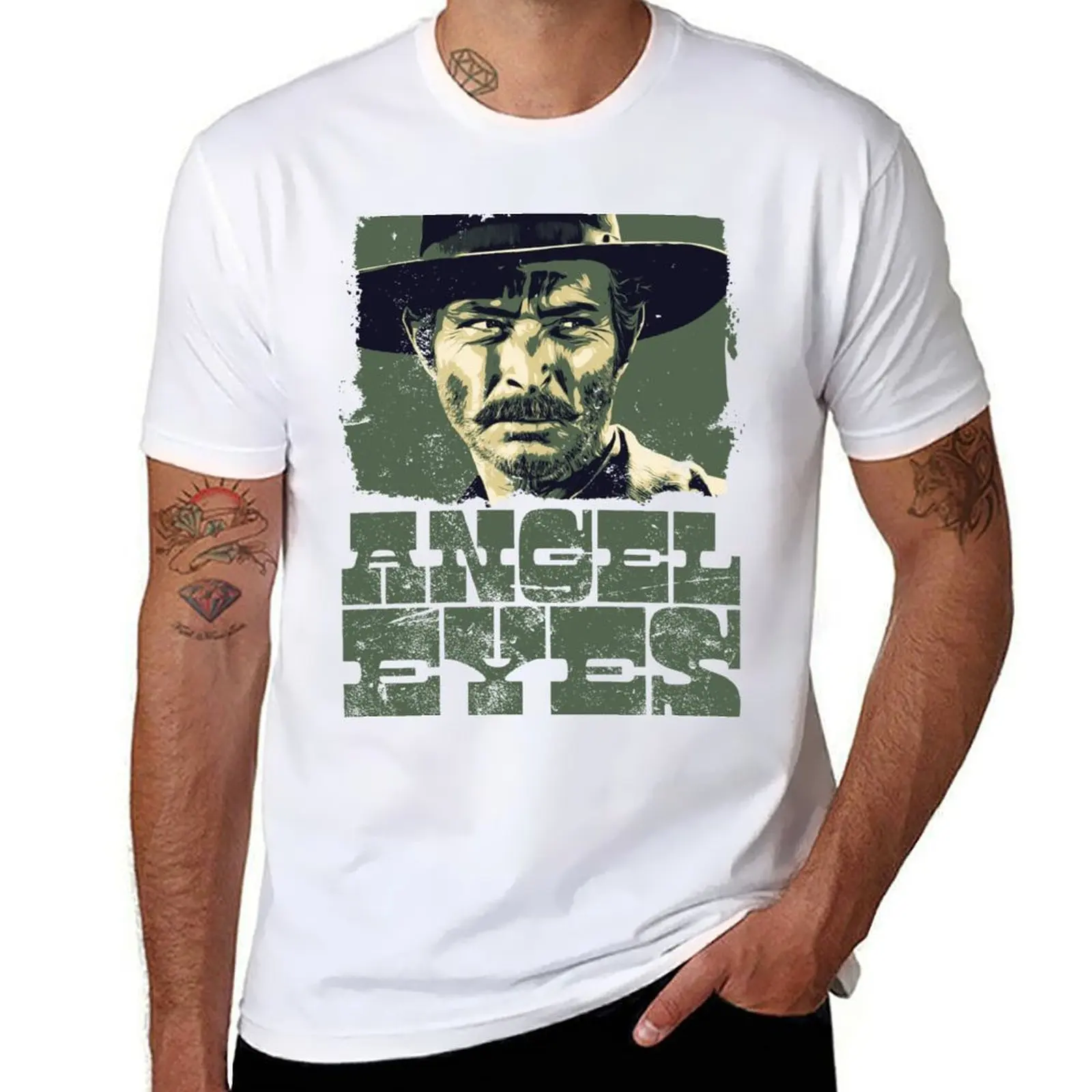 

Angel Eyes Lee Van Cleef The Good The Bad And The Ugly T-Shirt anime tshirt T-Shirt
