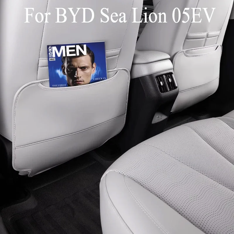 Anti-scratch Half-pack Seat Back Pad - Anti-kick Protector for BYD Sea Lion 05EV Interior Accessories